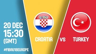 Хорватия до 18 - Турция до 18 . Запись матча