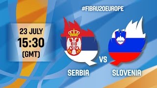 Сербия до 20 - Словения до 20. Запись матча