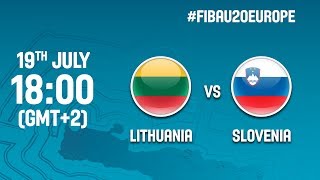 Литва до 20 - Словения до 20. Запись матча