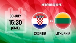 Хорватия до 18 жен - Литва до 18 жен. Запись матча