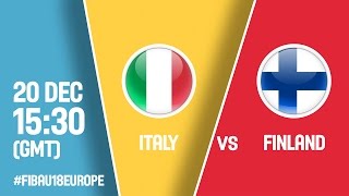 Италия до 18 - Финляндия до 18. Запись матча