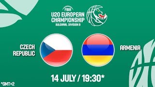 Чехия до 20 - Армения до 20. Запись матча