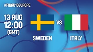 Швеция до 16 - Италия до 16. Запись матча
