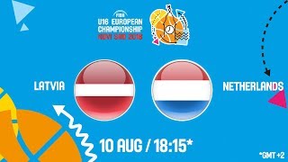 Латвия до 16 - Нидерланды до 16. Запись матча