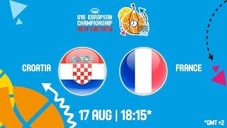 Хорватия до 16 - Франция до 16. Запись матча