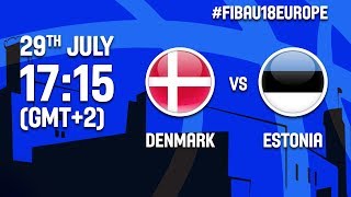 Дания до 18 - Эстония до 18. Запись матча
