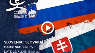 Словения до 18 жен - Словакия до 18 жен. Запись матча