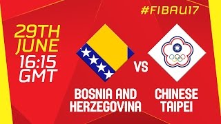 Китайский Тайбэй 17 - Босния и Герцеговина 17. Запись матча