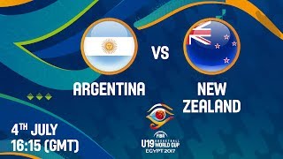 Аргентина до 19 - Новая Зеландия до 19 . Запись матча