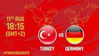 Турция до 16 - Германия до 16. Запись матча